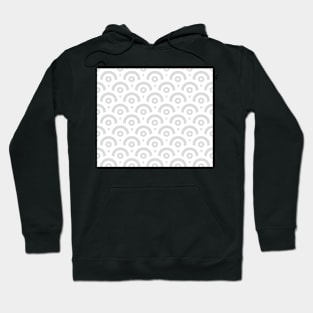 Abstract pattern - gray and white. Hoodie